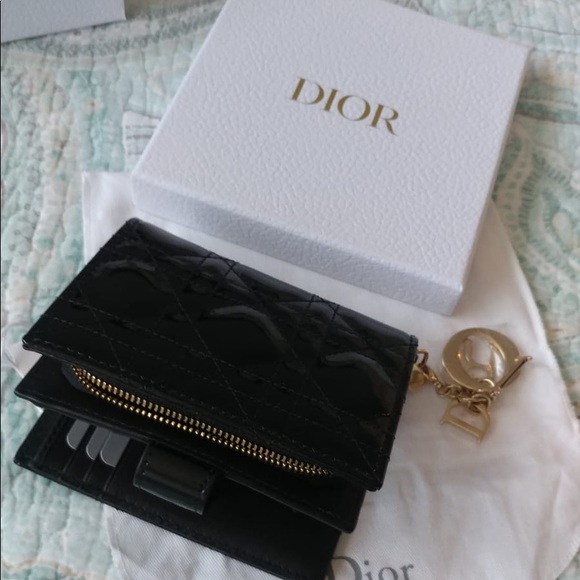 lady dior calfskin wallet price